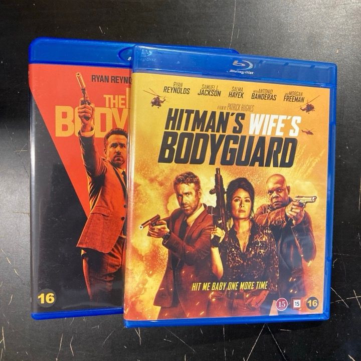 Hitman's Bodyguard / Hitman's Wife's Bodyguard Blu-ray (M-/M-) -toiminta/komedia-